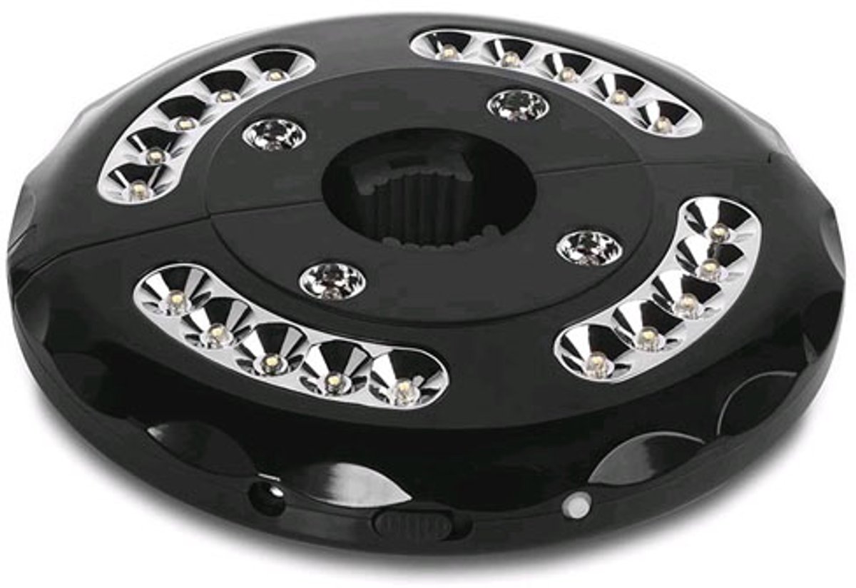 TS products Paraplulamp 24 LED - parasol lamp - 3 lichtniveaus - batterijvoeding