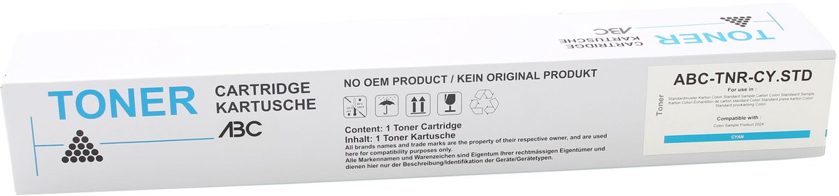 ABC huismerk toner geschikt voor Minolta TN715C Cyan 45000 paginas Bizhub C750i