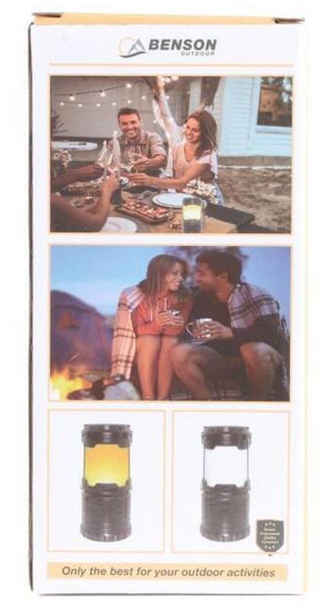 Luxe Campinglamp Flame Effect 2 in 1 - Ø87 x 182 mm van Luxe. — afbeelding 4