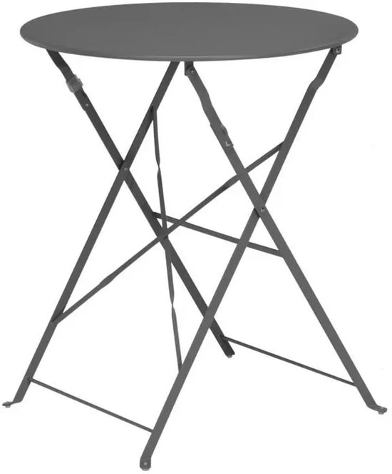 Relax living - Table d'appoint - Table - Table de jardin - Anthracite - Rond