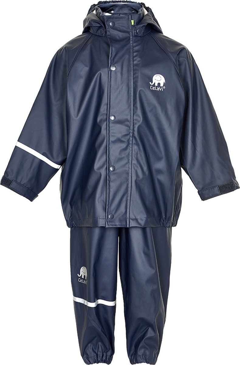 CeLavi Regenpak kinderen - Donker blauw - maat 110 (110-116cm)