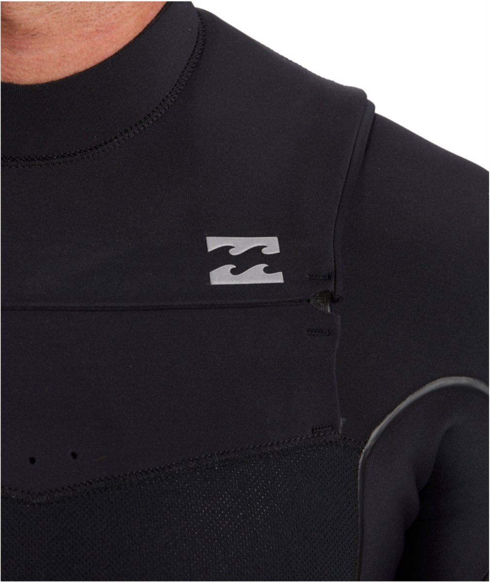 2025 Billabong Heren Furnace Natural 3/2mm Borst Ritssluiting Wetsuit