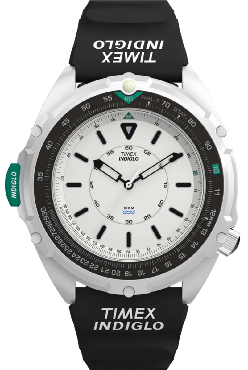 Timex 1995 Intrepid Reissue TW2Y05800 Horloge - Rubber - Zwart - Ø 46 mm