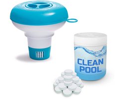 Drijvende chemische dispenser + 0,5 kg multifunctionele tabletten