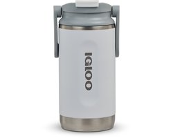 IGLOO - Flip ‘n’ Sip Tumbler, Drinkbeker - Drinkfles - wit - 355ml