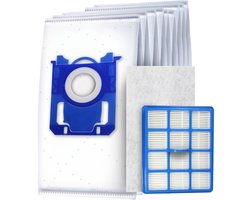 10x Dparts S-bag stofzuigerzakken - 1 HEPA filter - 1 motorfilter - geschikt voor Philips Performer Active - PerformerActive - nr. CP0425/01 - 432200493941 - FC8021 - FC8021/03