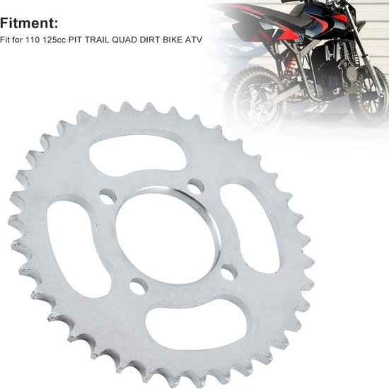 Voortandwiel 420 16T 17mm as - DSL Motoren