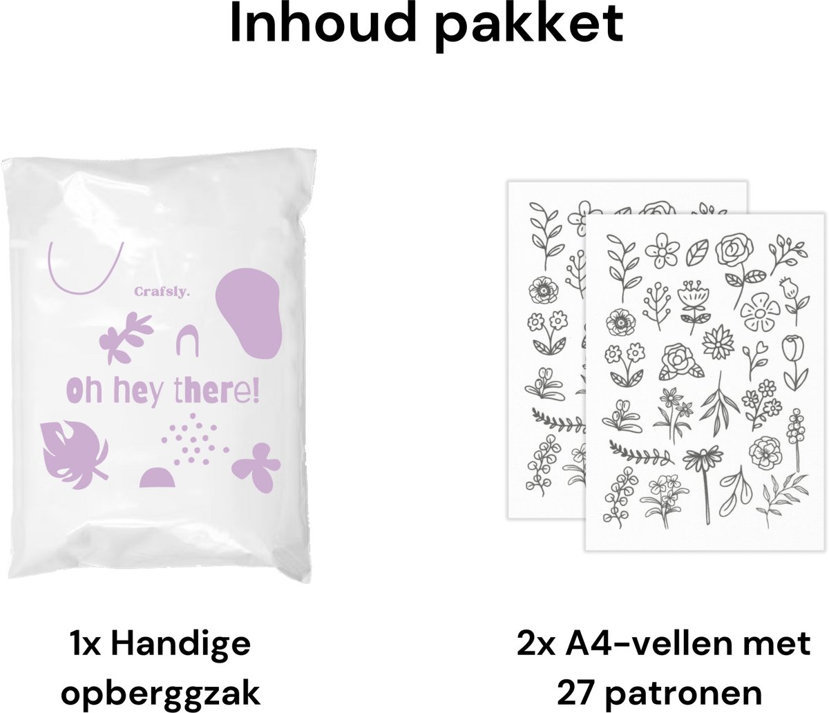 Siumir 30 stuks wateroplosbaar borduurpapier, A4 (21x29,7 cm) plak en naai borduurstabilisator Afdruk of teken stabilisator voor plak en naai borduren met de hand en machine