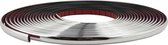 AutoStyle Universele zelfklevende chroomlijst - Breedte 9mm / Lengte 8 meter