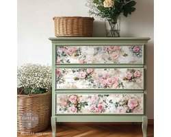 Redesign - Decoupage FIBER papierset - Rosy Reverie