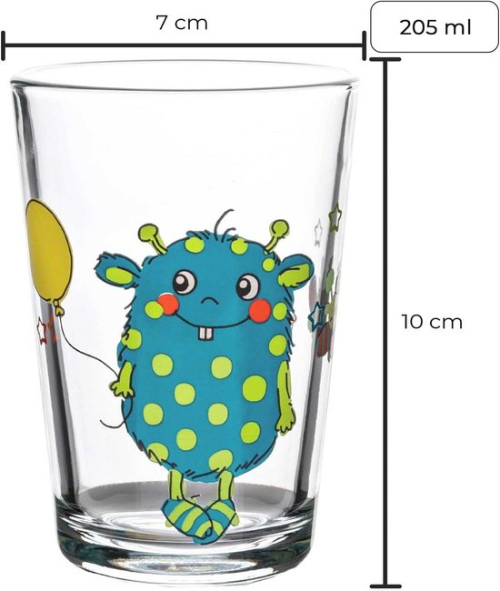 Ritzenhoff & Breker Happy Zoo Lot de 3 Verres pour Enfant