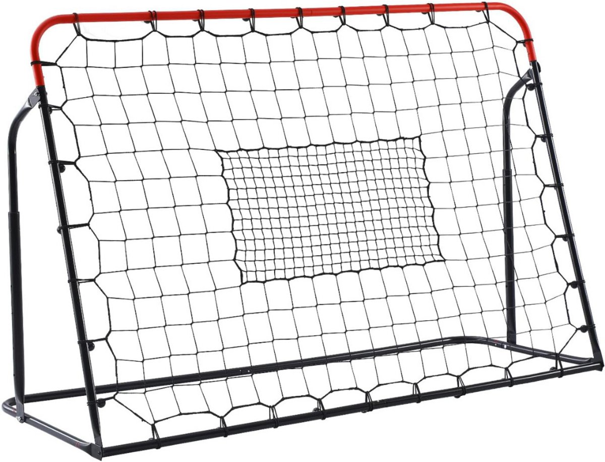 Rebounder Voetbal - Voetbaldoel - Bouncer Spullen - Zwart