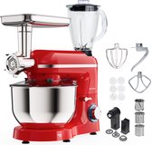 Bol.com Keukenmachine multifunctioneel 2000W – Keukenrobot – Foodprocessor – Keukenmixer met RVS Mengkom – Incl. 15 Accessoires ... aanbieding