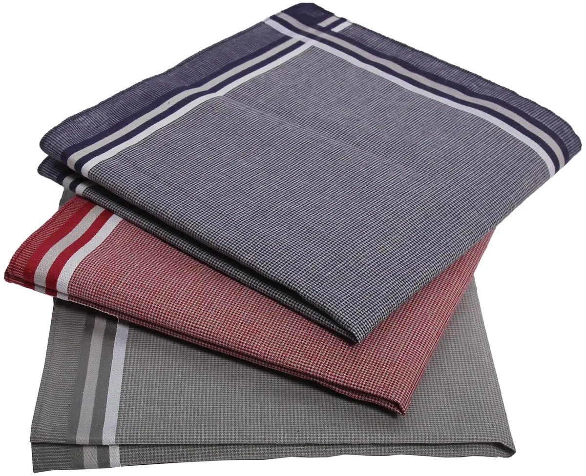 Swan 12 stuks - Heren zakdoeken Classic 2 - 40 - Blauw