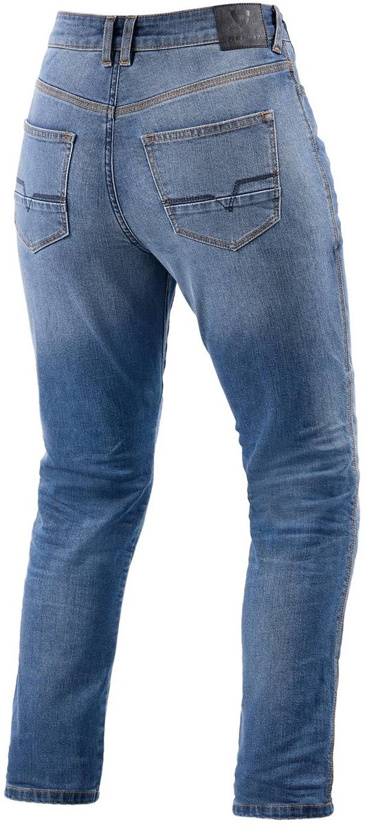 REV'IT! Victoria 2 Ladies SF Classic Blauw Used Motorjeans - Maat L32/W36 - Broek – foto 5