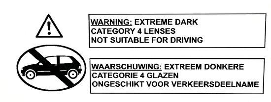 Polar Specs® Zonnebril Wave Classic PS9011 - Mat Black - Polariserend Zwart EXTRA DONKER Cat.4 - Small - Unisex van Polar Specs — afbeelding 3