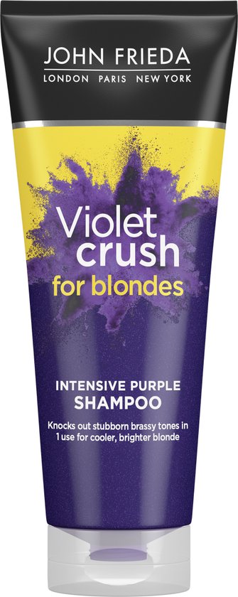 John Frieda - Sheer Blonde Violet Crush Intensive Purple Shampoo For Brassy Intense Shampoo Against Yellowing Hair