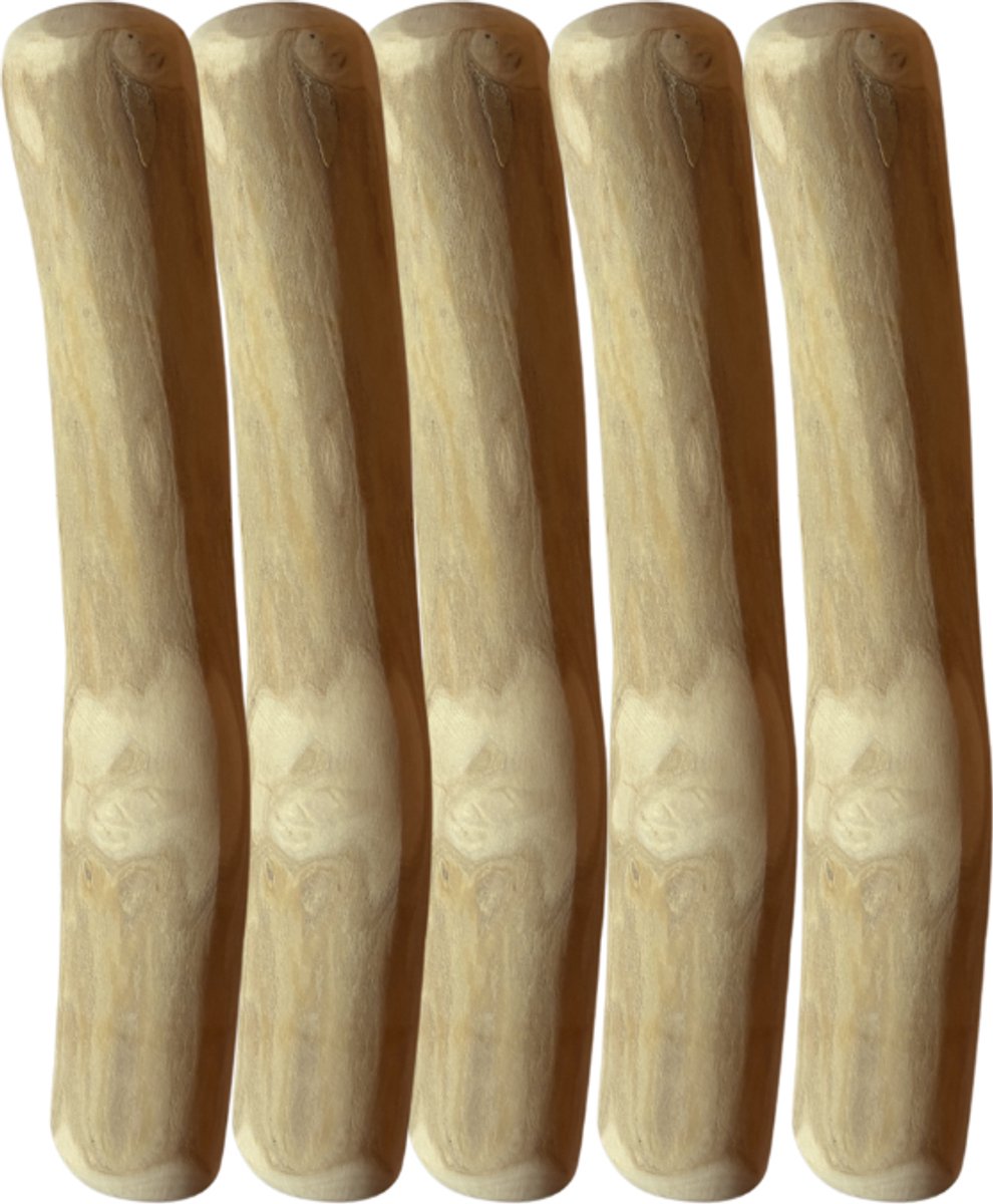Boris&Lotje Kauwstaven hondenbotten kauwbotten 100% natuurlijk koffiehout - Small 13-15cm - 5 stuks