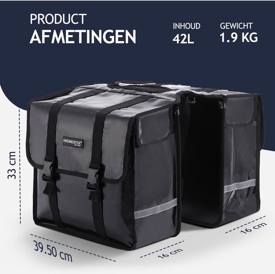 HENDI Bezorgrugtas | Waterdicht Polyester (Dubbel Geïsoleerd) | 75.2L