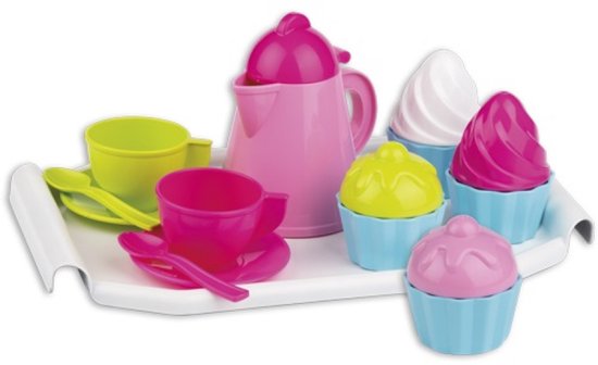 Androni Giocattoli 2063 theeset op dienblad