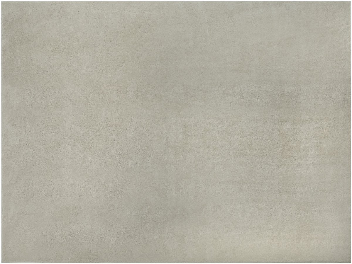 Tectake Kortpolig Vloerkleed 120 x 170 cm Zandkleur Tapijt voor Woonkamer Slaapkamer Eetkamer Onderhoudsvriendelijk en Wasbaar Antislip Ondertapijt Allergievriendelijk maten en kleuren