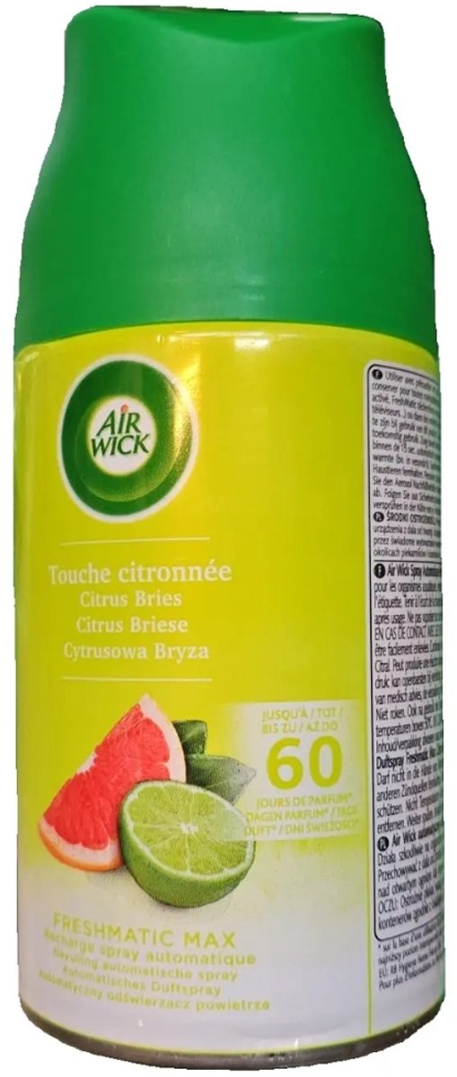 Air Wick - Luchtverfrisser Navulling - Citrus Bries - Automatische Spray - 250 ml