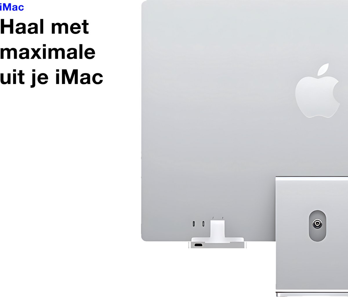 iMounts iMac 24 inch USB-C hub met HDMI thumbnail 3