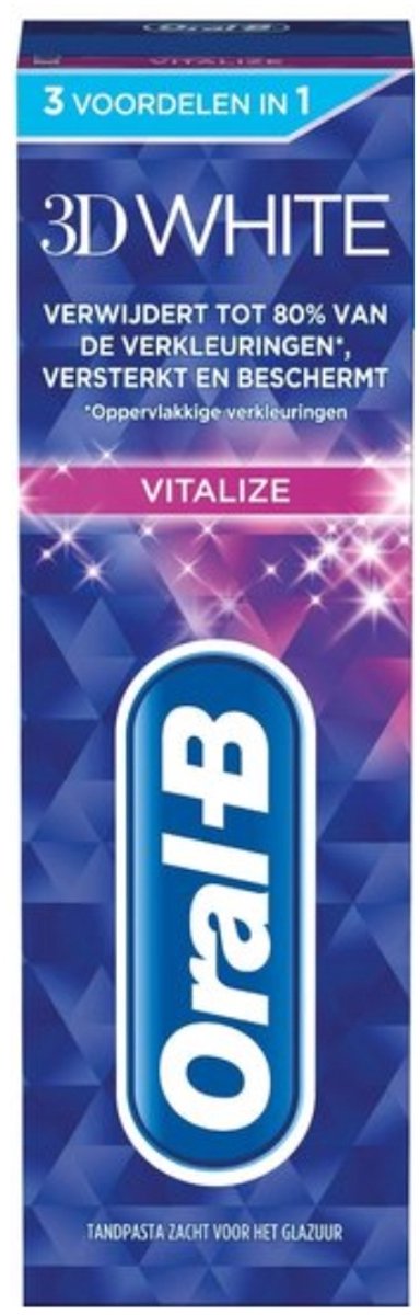 Goedkoopste Oral B - Tandpasta - 3D White - Vitalize - 75ml