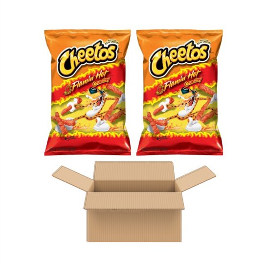 Cheetos Crunchy Flamin Hot Chips (2x226gr)