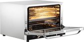 Bol.com Elektrische Convectie oven 47L – Tafelmodel Oven met Hete lucht oven – Incl. Dienbladen - Heteluchtoven aanbieding