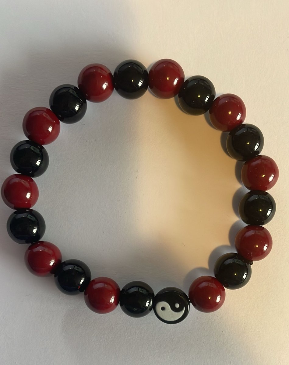 Yin Yang Armband Tai Chi Yin Yang Armband 18 cm 8 mm