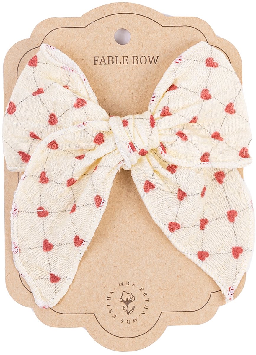 Mrs Ertha Fable haarclip met strik - Lovely Roots