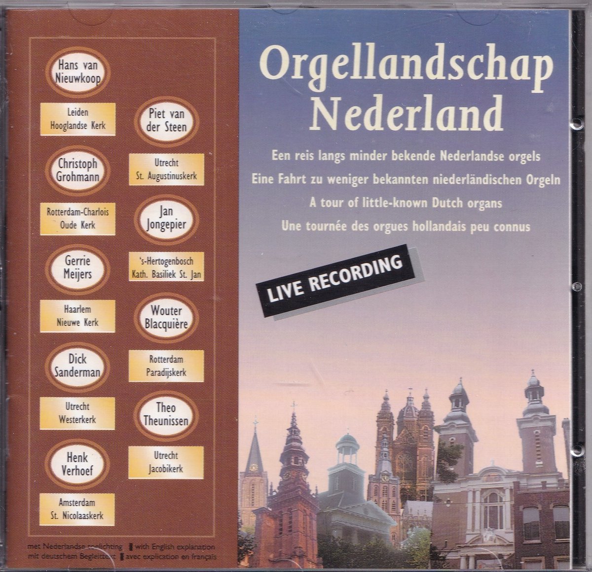 Orgellandschap Nederland - Diverse componisten - Diverse organisten