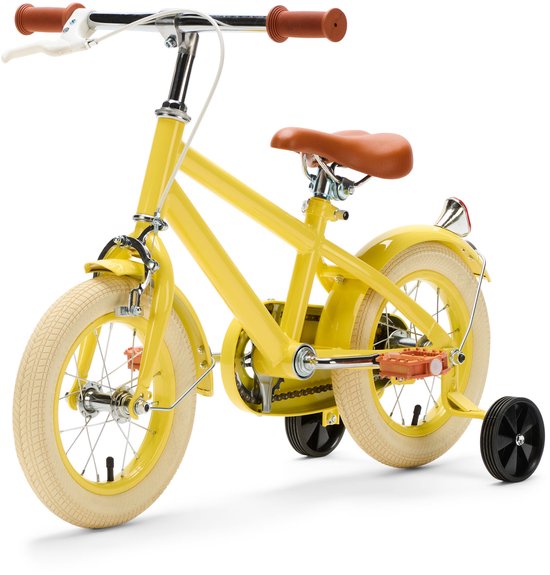 Generation Retro 12 inch Geel - Kinderfiets van Popal — afbeelding 2