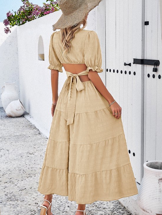 Boho Korte Zomerjurkjes Dames Zomerjurk Dames Maxi-jurk Korte