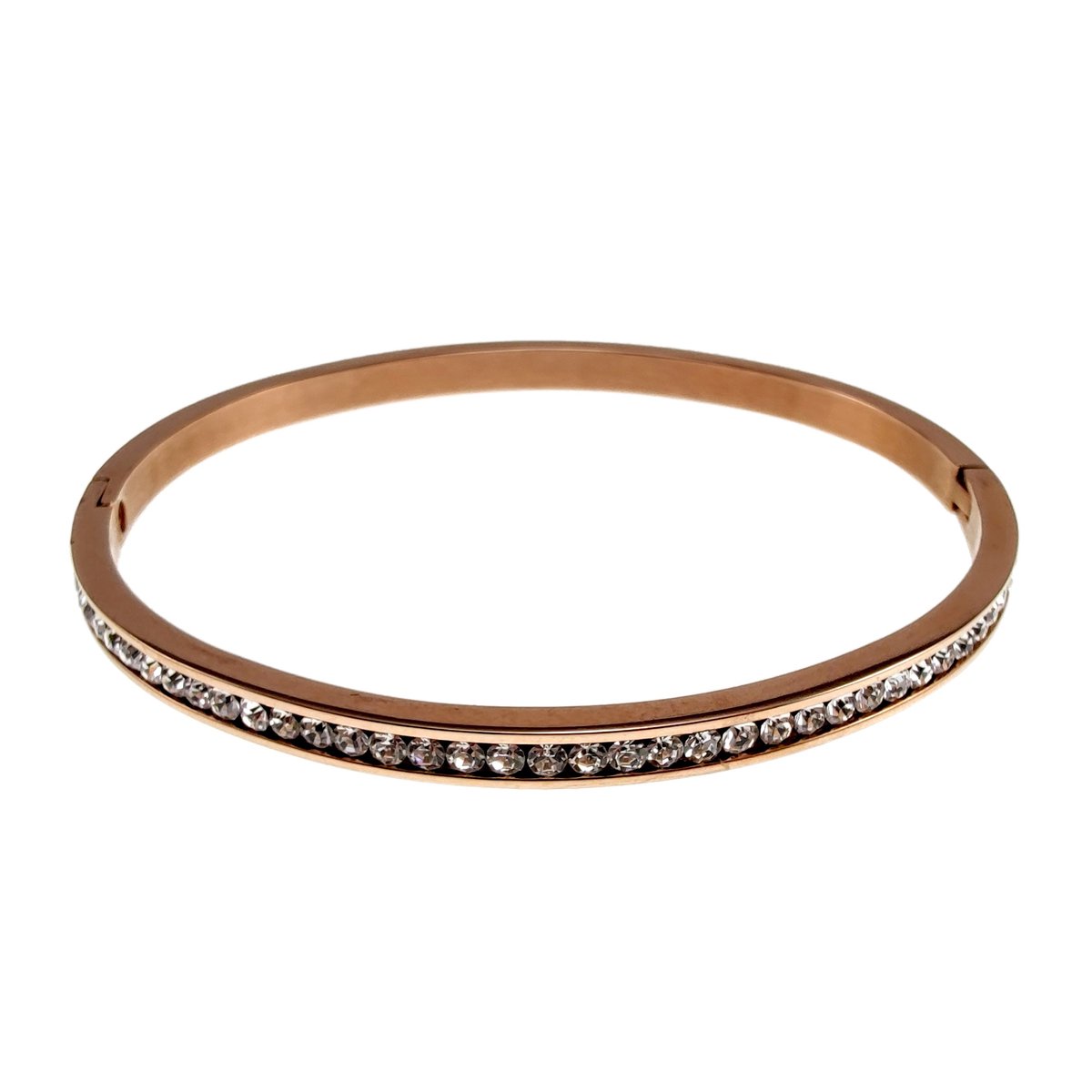 Bracelet Jonc Doré Rigide Pour Femme - Alliage - Neuf Sans Emballage