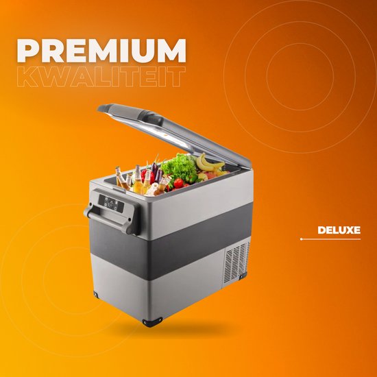 Koelbox XL - 55L - 60 Blikjes - Koeltas - Elektrisch - Oplaadbaar - Vriescombinatie - 220V - Camping, Auto, Caravan van Merkloos — afbeelding 3