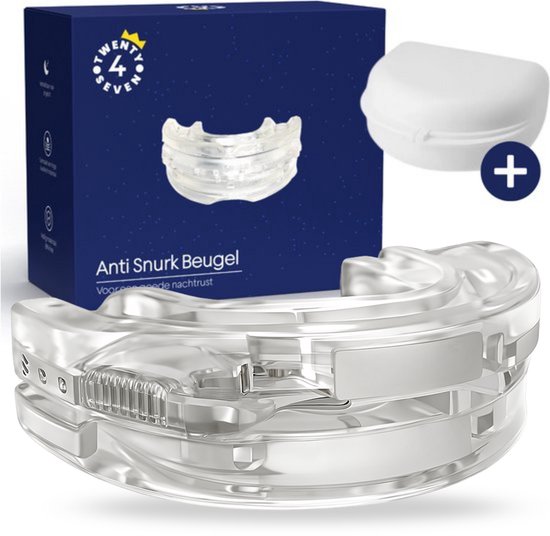 Twenty4seven® Anti Snurk Beugel - Knarsbitje - Snurkbeugel - Slaap Producten - Verhelpt Snurken - Inclusief Opbergbakje