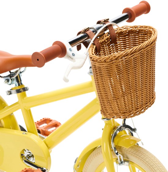 Generation Retro 12 inch Geel - Kinderfiets met Mandje van Generation — afbeelding 4