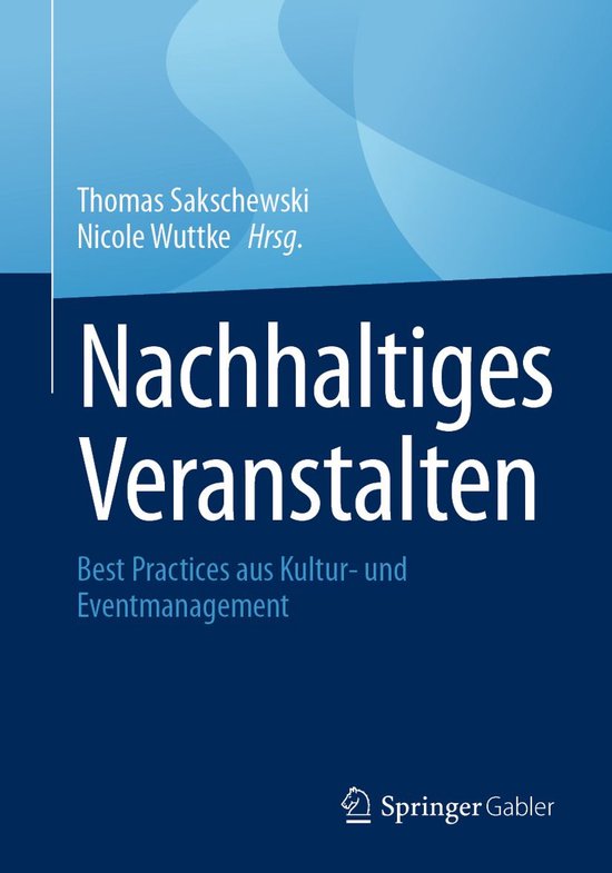 Business and Economics (German Language) - Nachhaltiges Vera ... - cover