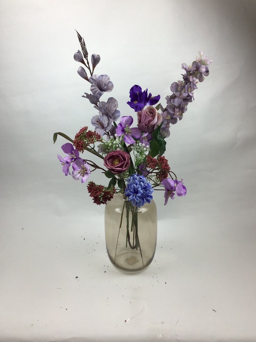 The Bloomistic® – Zijden Boeket – 60-70 cm hoog – Kunstbloemen – moederdag – nepbloemen – housewarming cadeau – decoratie – moederdag cadeautje - decoratie woonkamer
