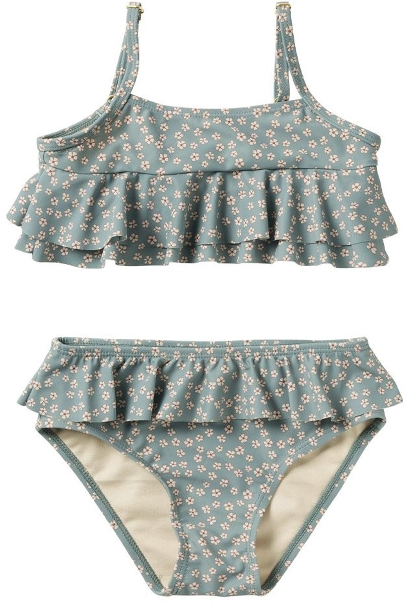Salted Stories zomer bikini meisjes - groen - Daisies