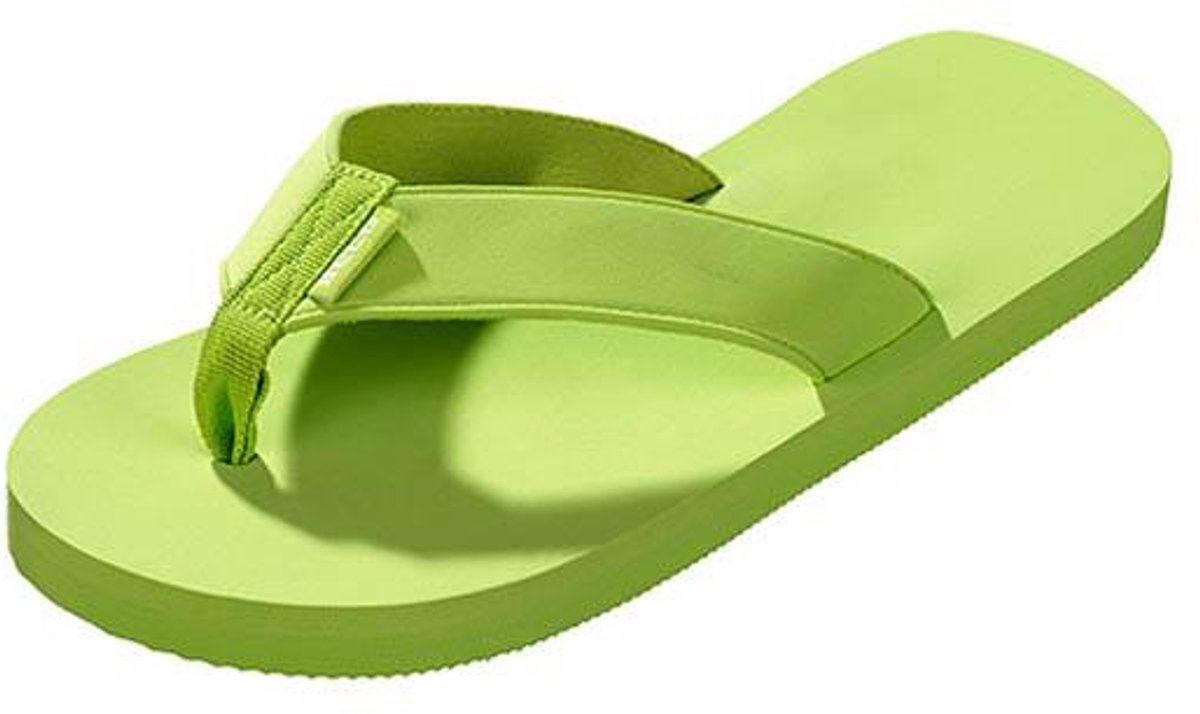 BECO teenslippers Urban - unisex - limegroen - maat 36