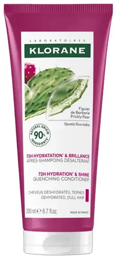 Klorane Cactusvijg Hydraterende conditioner Hydratatie & Glans | Dof haar 200 Haarspoeling