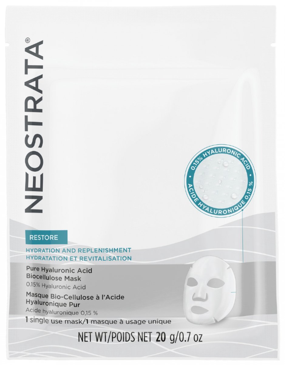 NeoStrata Restore Hydraterend en Revitaliserend Bio-Cellulose Masker 20 g