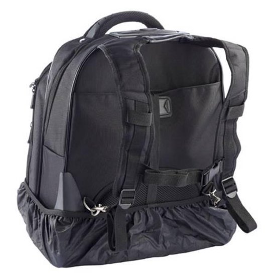 Dermata Trolley Sac à dos Nylon 3444NY Zwart