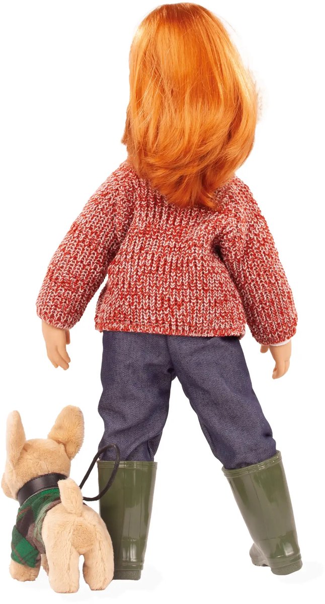 Götz Modepop Hannah en haar Hond 2025 50 cm van Merkloos — afbeelding 2