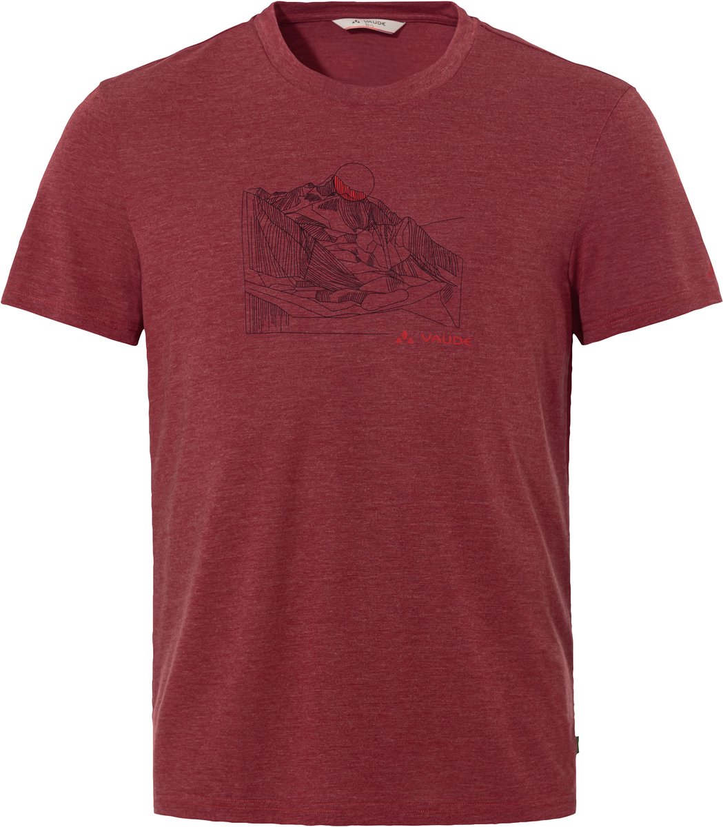 Vaude Men’s Tekoa T-shirt III T-shirt Heren Rood