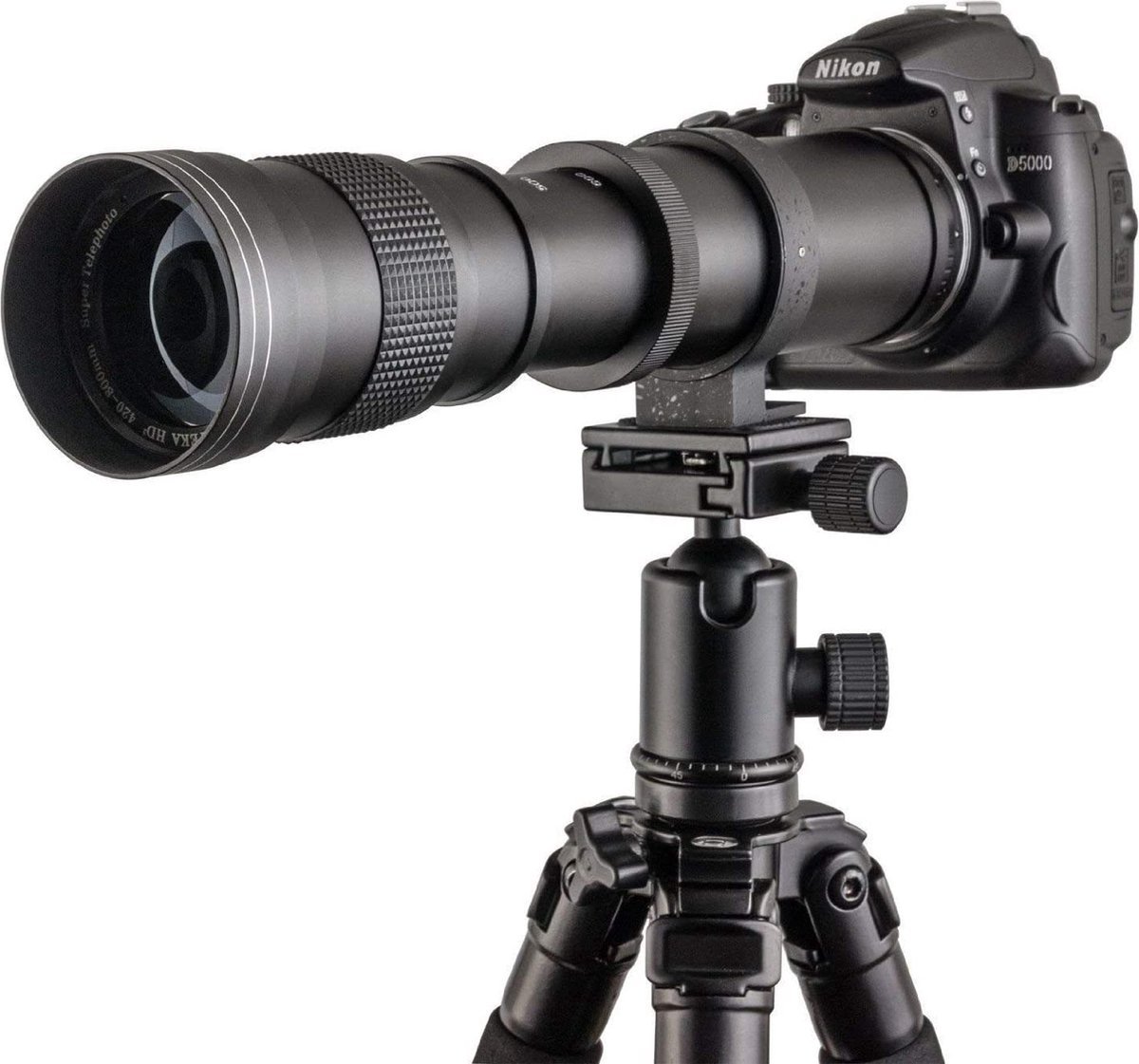 DutchOptics 420-800mm F8.3-16 super telelens zoomlens voor Nikon F-mount AI camera
