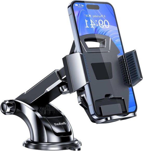 AUKUK Telefoonhouder Voor Op De Fiets, Stabiele En Veilige 360 Graden Draaibare Telefoonhouder Voor Smartphones Van 47 68 Inch